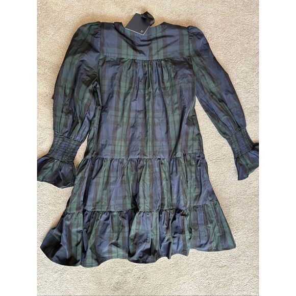 NWT Pomander Place Blackwatch Kenzo Plaid Mini Dress, XS $198 - Picture 9 of 9